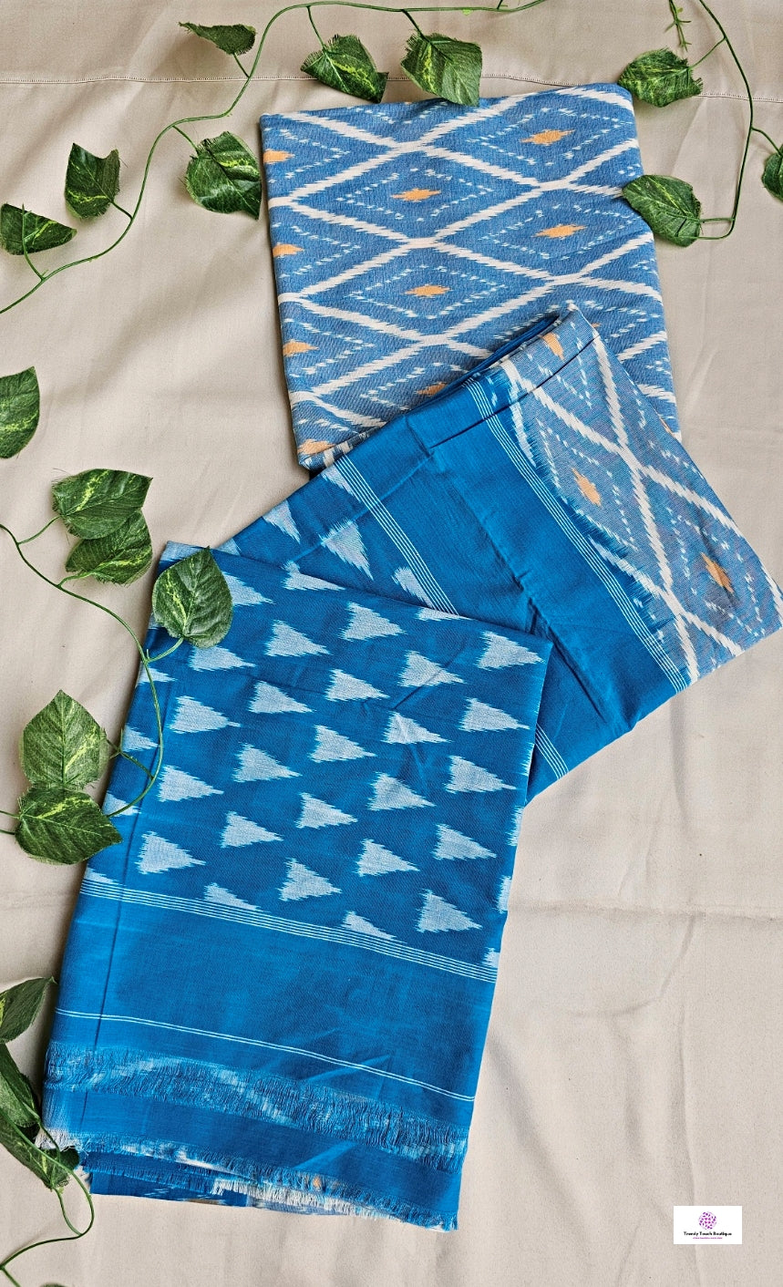TARASHA - POCHAMPALLY COTTON IKKAT - HANDLOOM SAREE