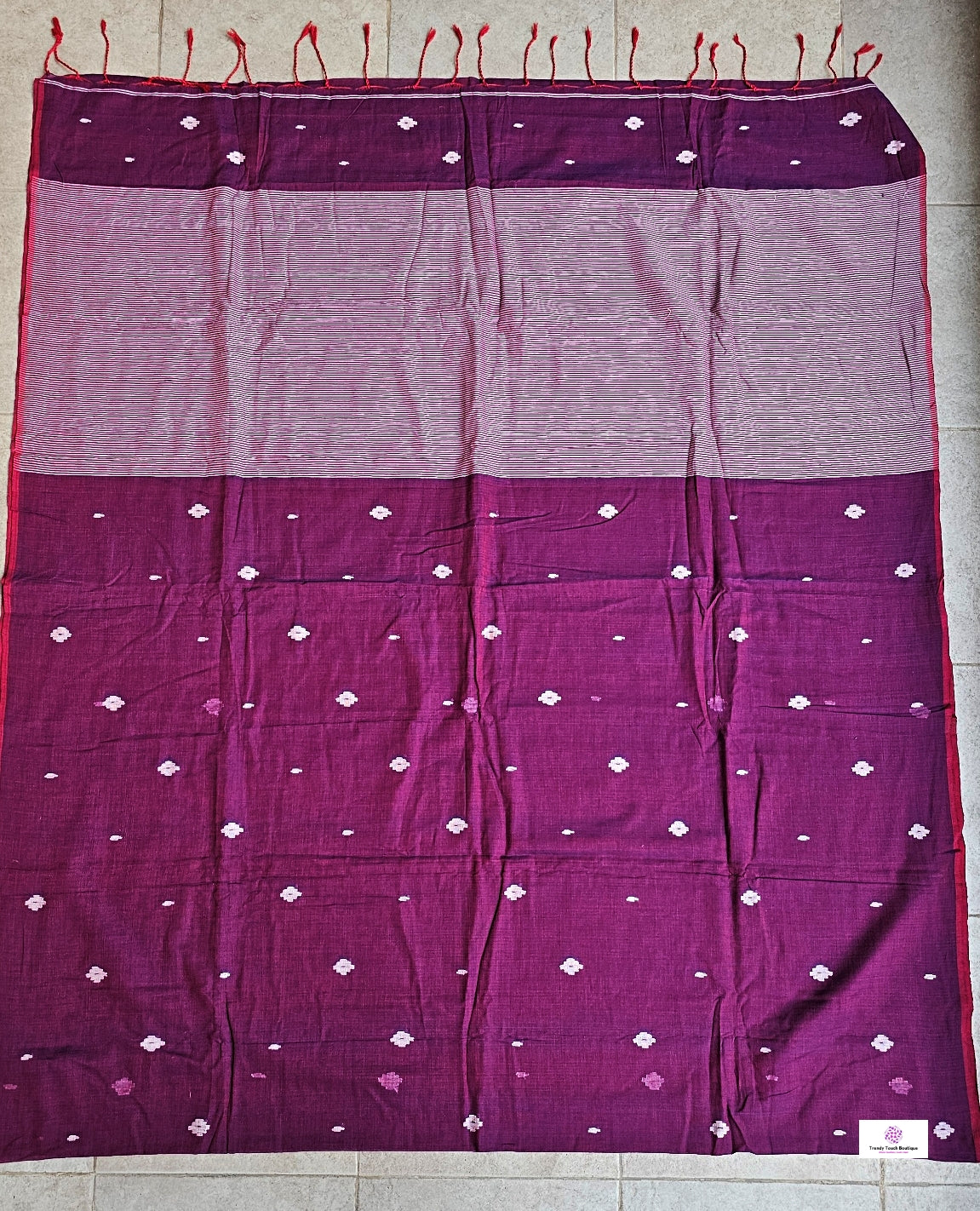 DREAM - BENGAL MULCOTTON JAMDANI HANDLOOM SAREE