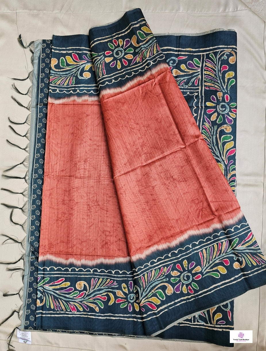 ANKANA - BATIK (DIGITAL PRINT) - SEMI TUSSAR SILK