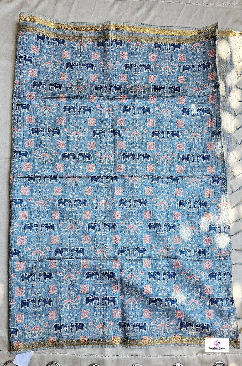 Ajanta - Semi Tussar Silk Saree