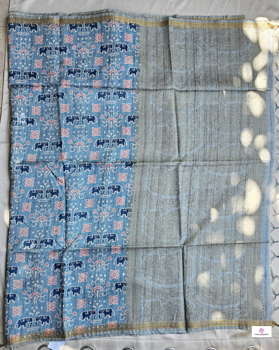 Ajanta - Semi Tussar Silk Saree