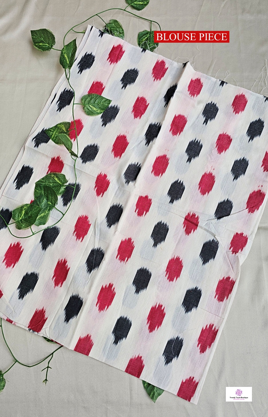 RED MALHAR - POCHAMPALLY COTTON IKKAT - HANDLOOM SAREE