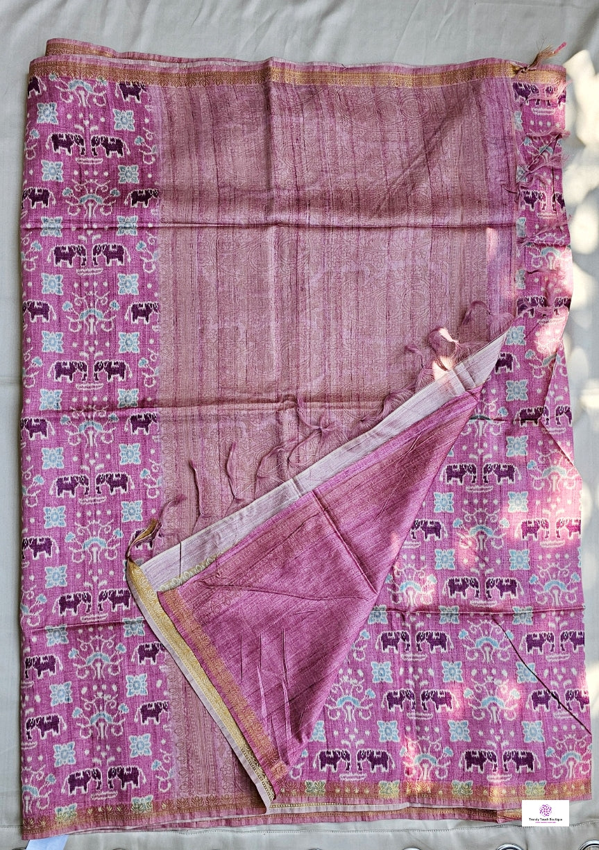 Ellora - Semi Tussar Silk Saree