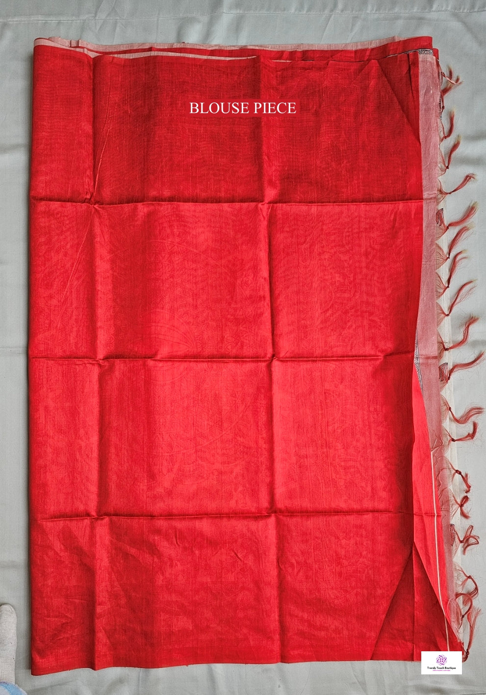 Peacock - Semi Ghicha Silk Saree