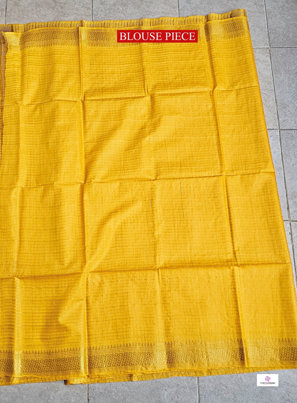 SUNSHINE - MANGALAGIRI SEMI PATTU SAREE - YELLOW