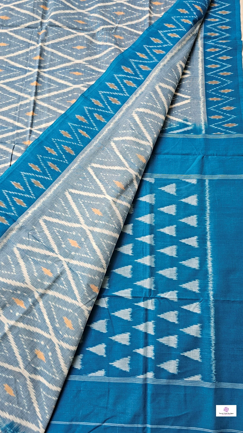 TARASHA - POCHAMPALLY COTTON IKKAT - HANDLOOM SAREE