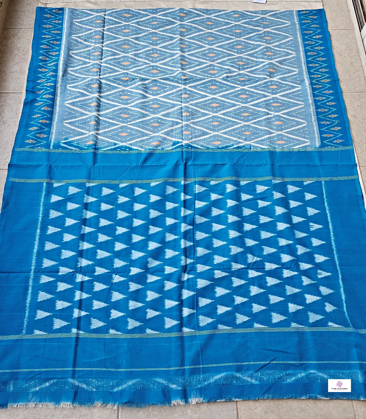 TARASHA - POCHAMPALLY COTTON IKKAT - HANDLOOM SAREE