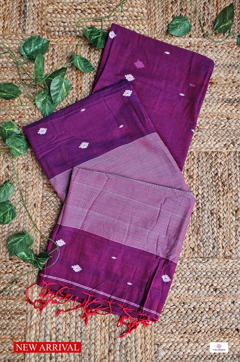 DREAM - BENGAL MULCOTTON JAMDANI HANDLOOM SAREE
