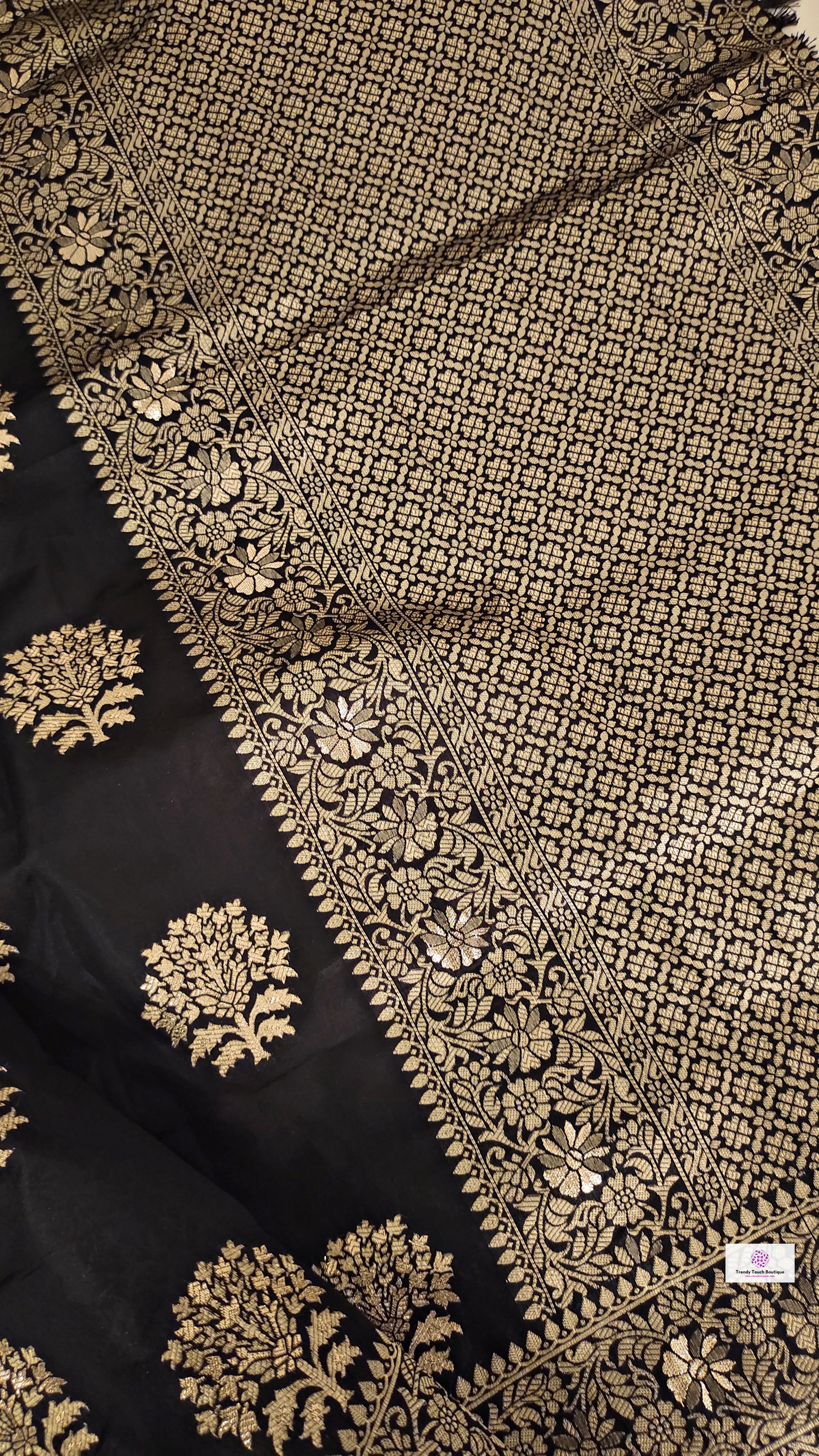 black banarasi silk wedding bridal wear saree with blouse piece online best price lightweight
