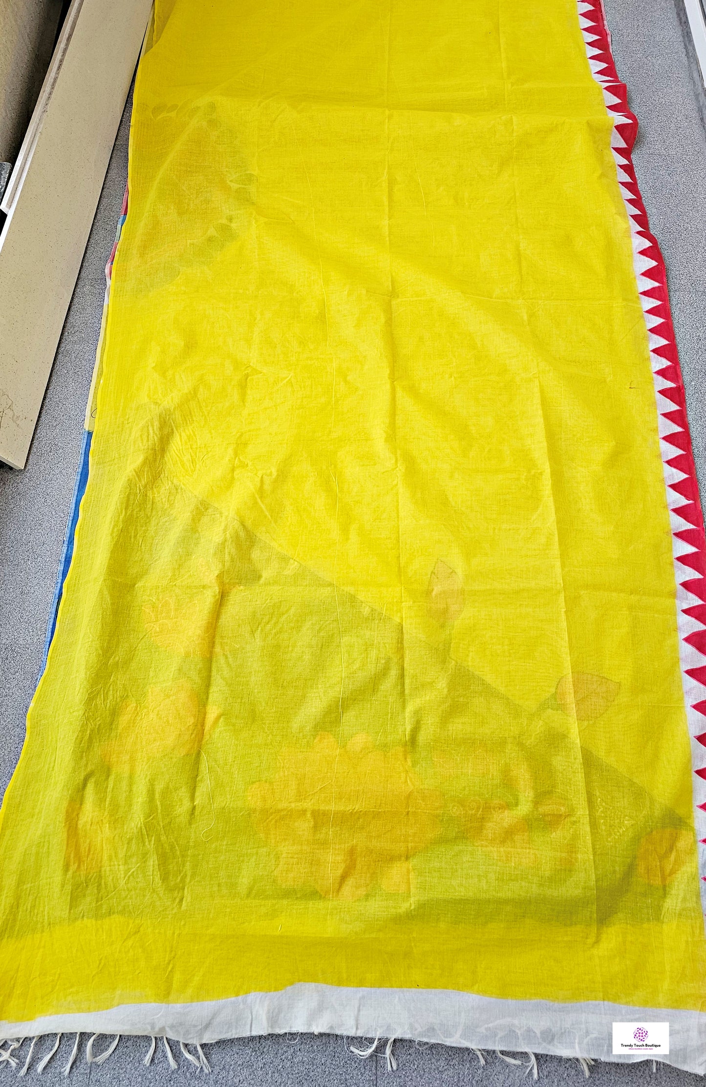 Veena - Handpainted - Pure Cotton Saree