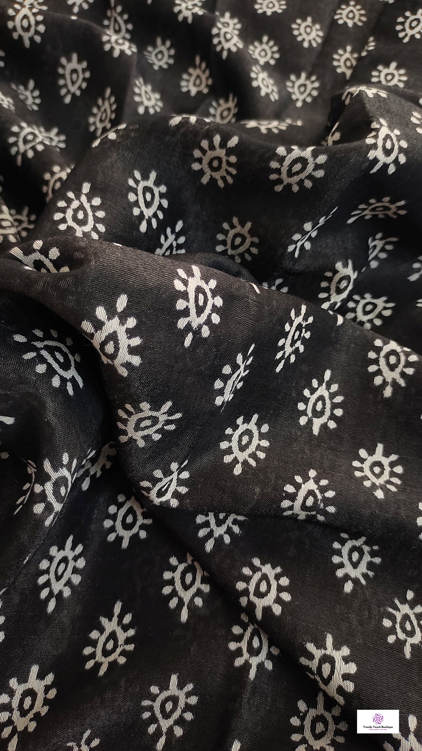 black chanderi silk saree with zari border handblock print summer fabric best price with blouse piece office wear and casual styling party wear saree