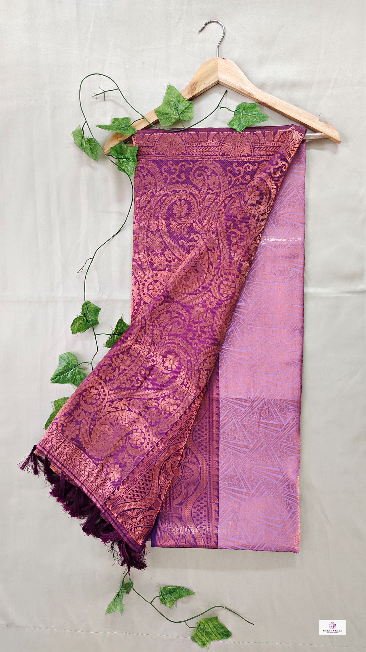 Janvi - Semi Pattu Silk Saree