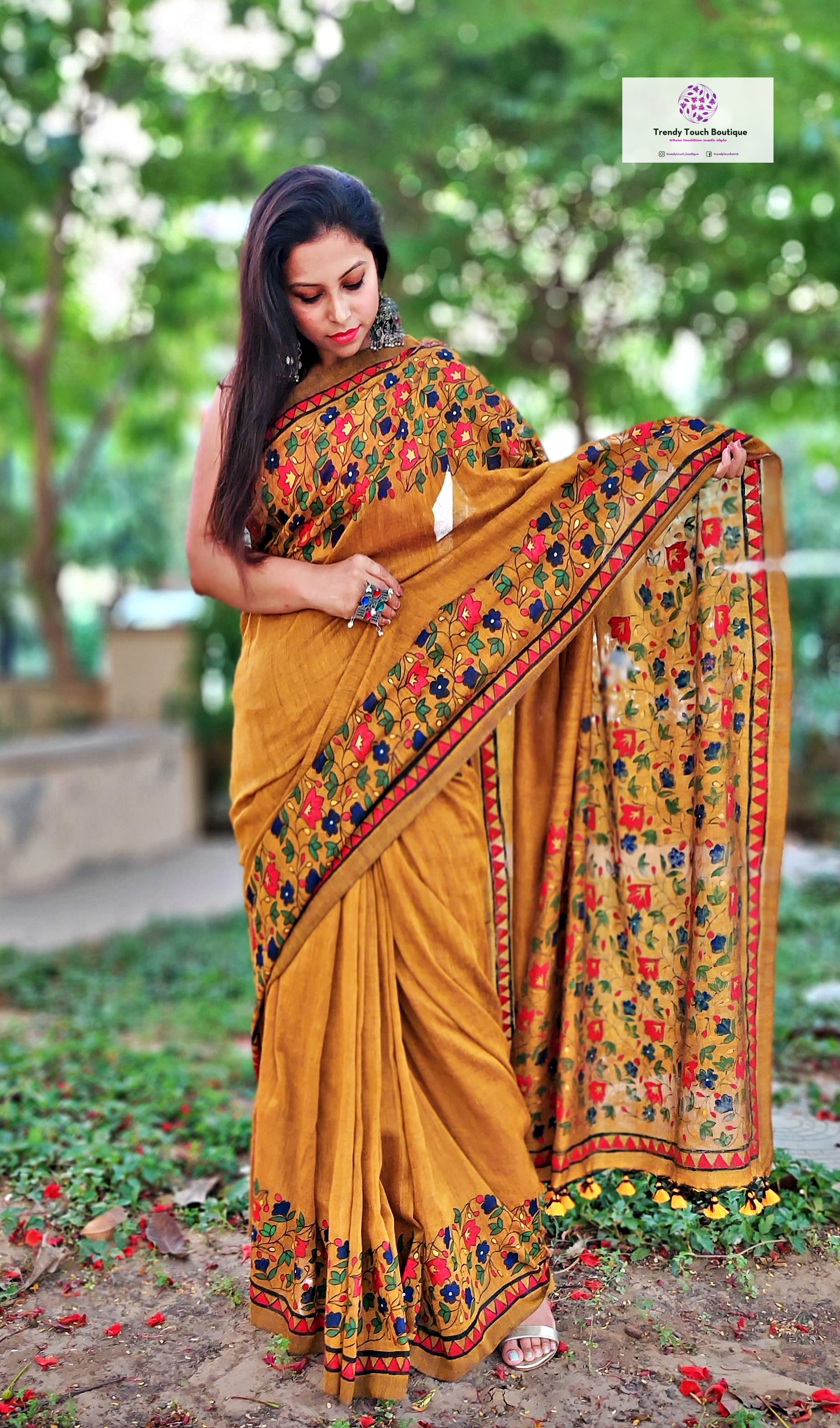 designer cotton saree