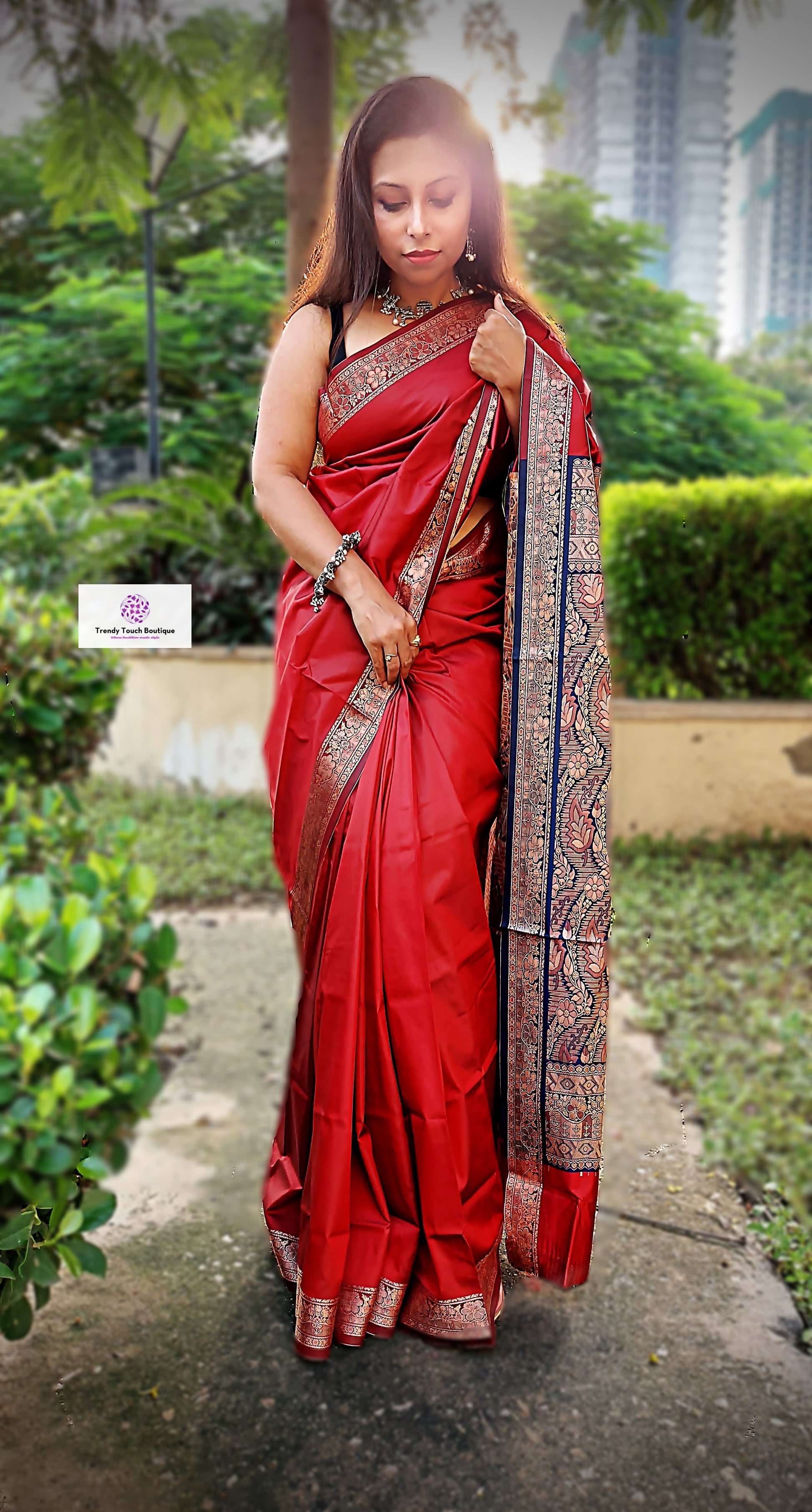 Katan silk premium saree sale