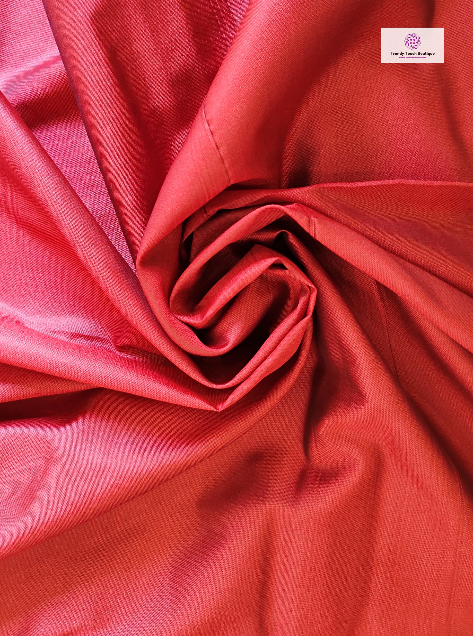 Katan silk with blouse piece