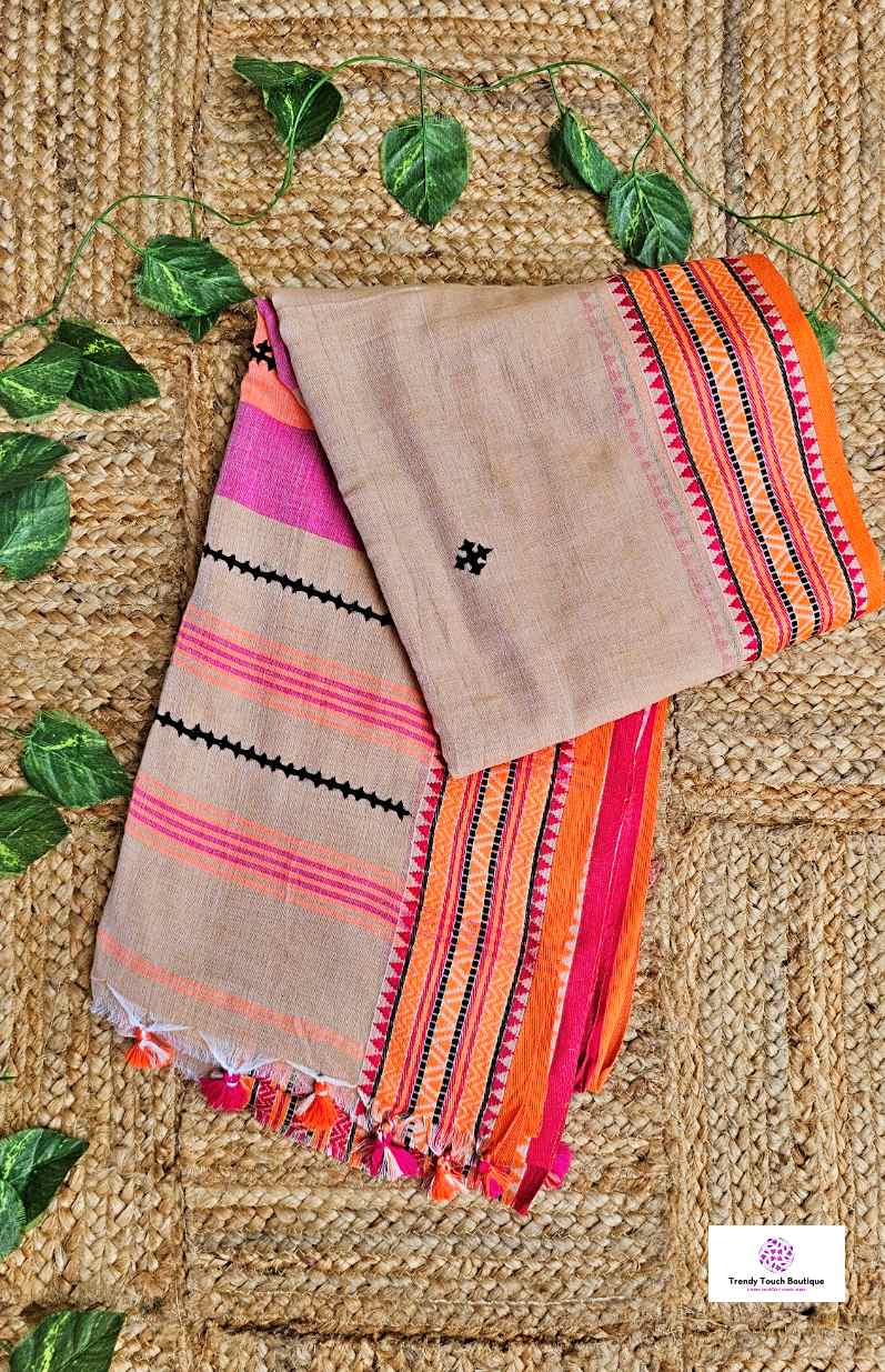 Palash - Kutch Work - Begumpuri Cotton Handloom