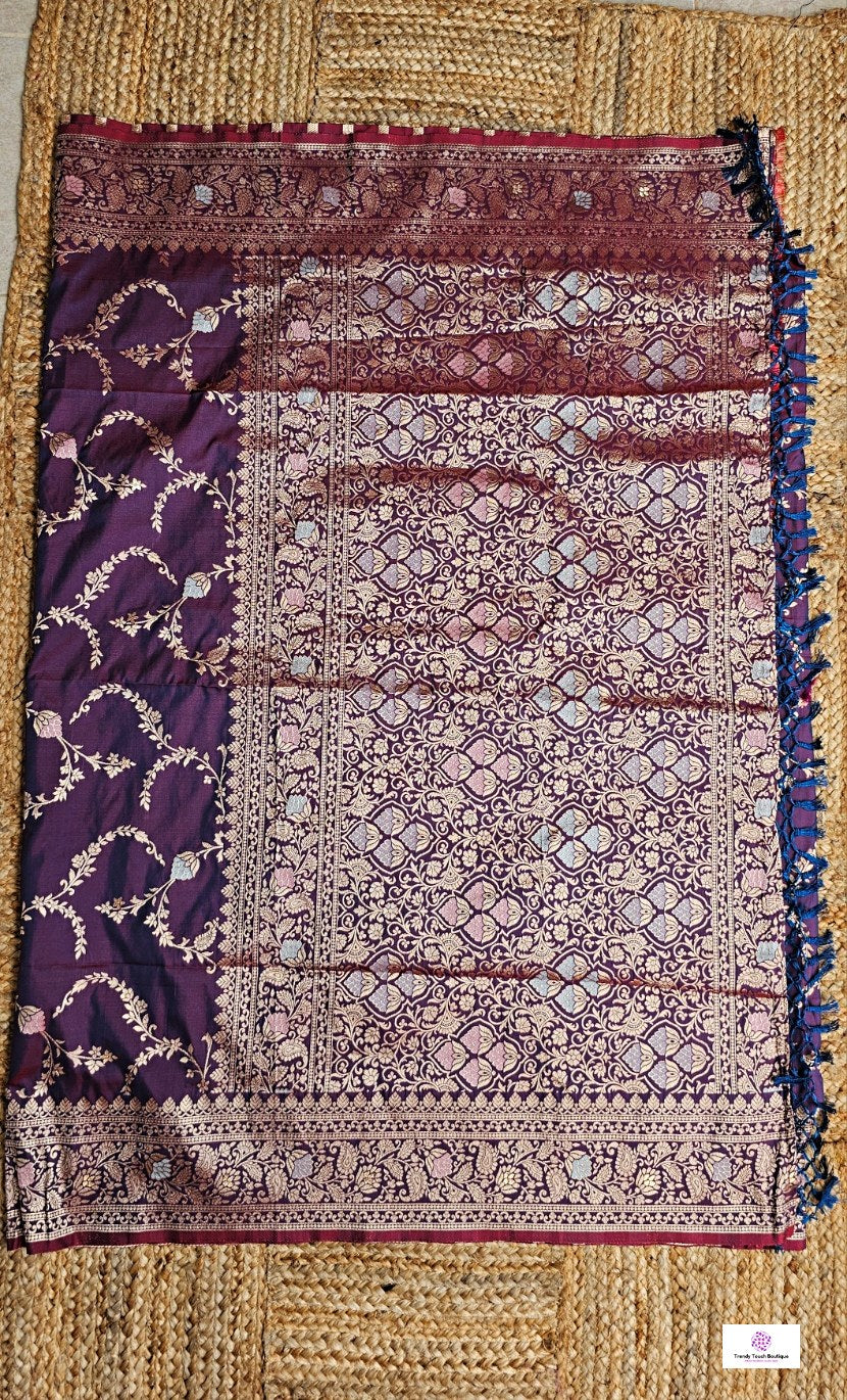 Oishi - Jal Katan Meenakari - Banarasi Silk Saree