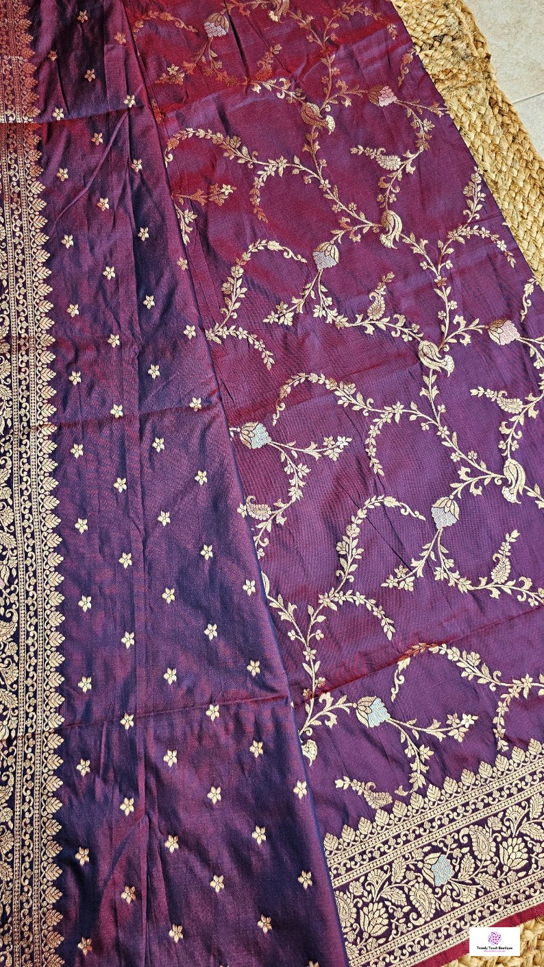 Oishi - Jal Katan Meenakari - Banarasi Silk Saree