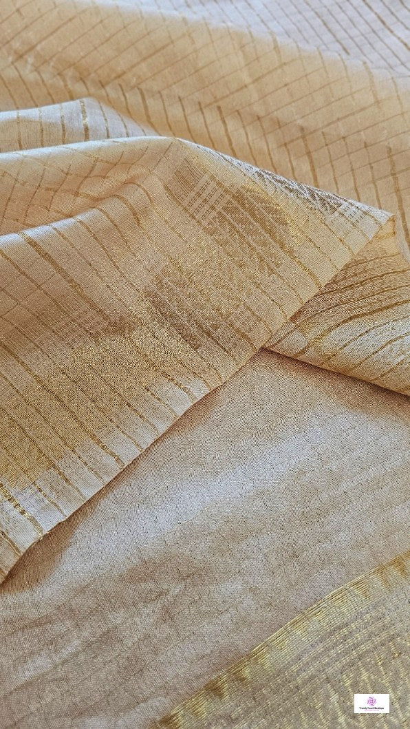 Chandan - Mangalagiri Check Semi Silk Saree