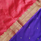 Sloka - Peach Purple - Soft Silk Saree