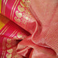lightweight lichi silk yellow pink saree wedding and marriage celebration haldi ceremony sarees online
