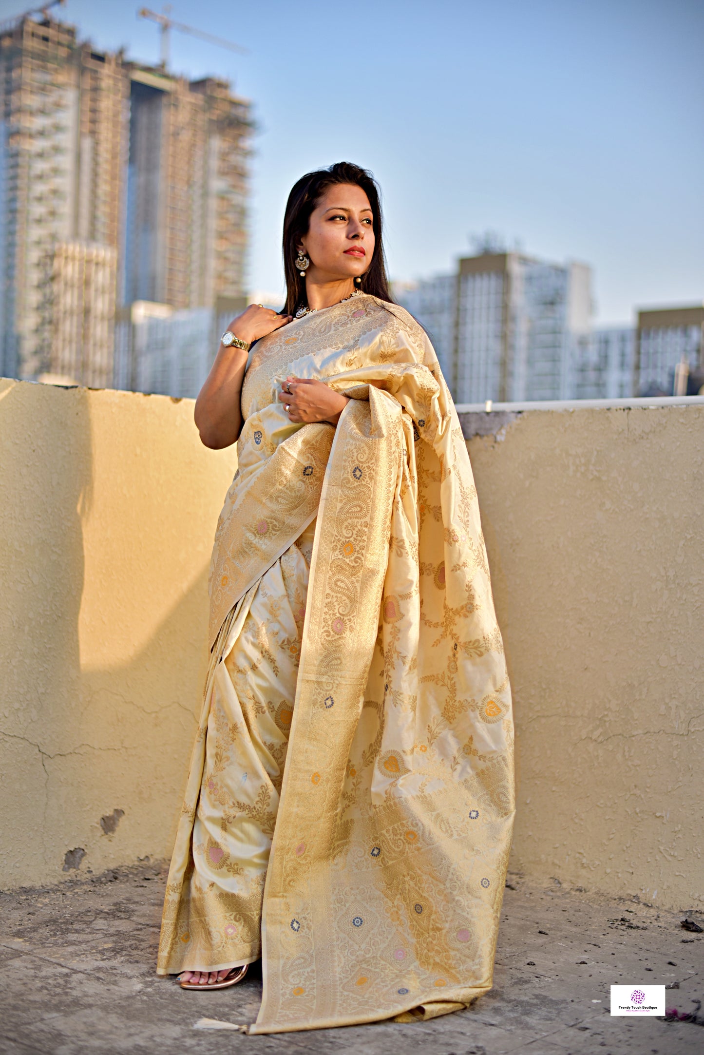 Apsara -  Katan Banarasi Silk Saree