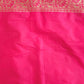 Wedding wear saree pink banarasi silk affordable party wear saree zari work marriage function saree