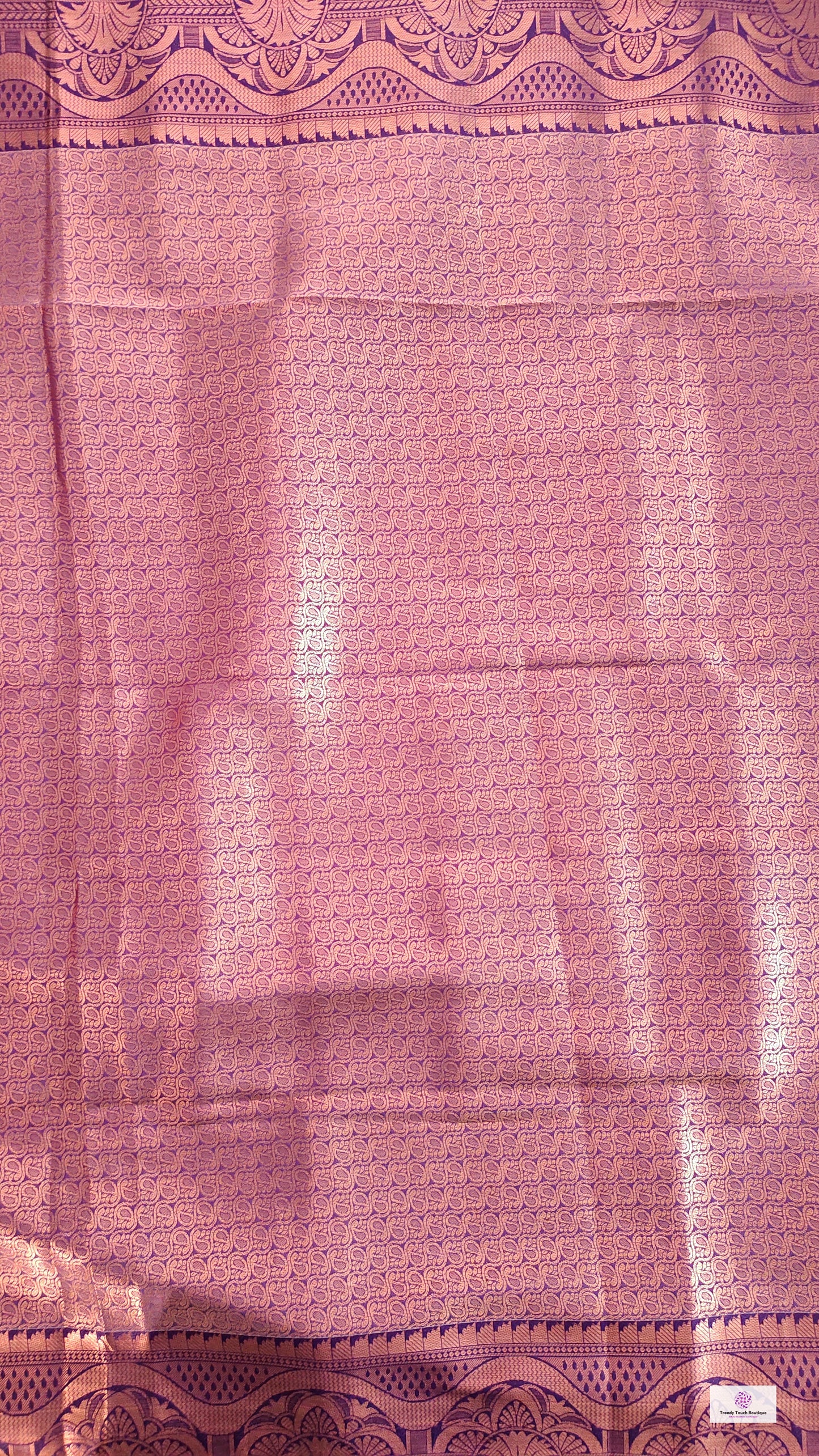 ESHA - KUBERA PATTU SILK SAREE - PEACH PINK