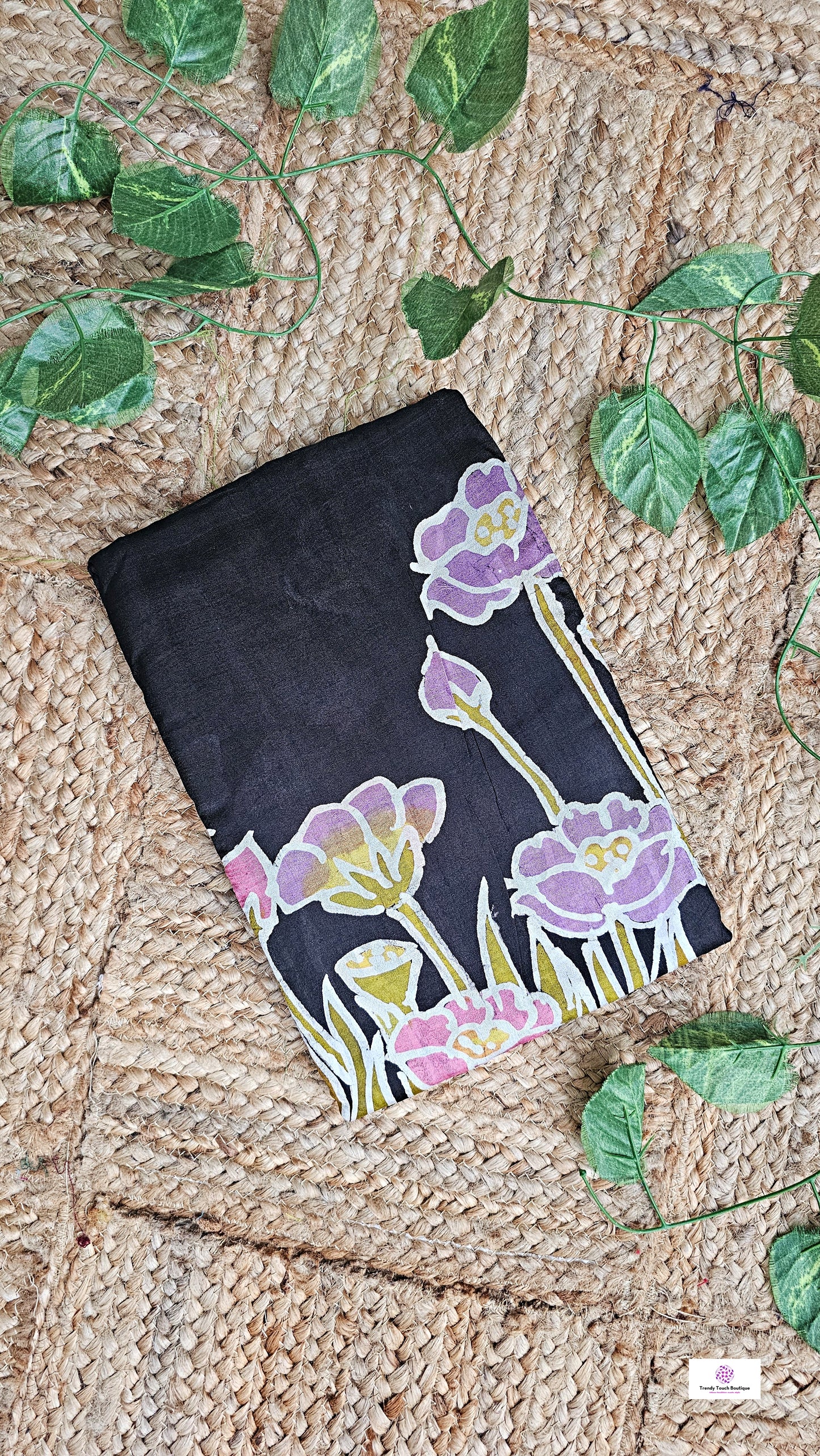 Jal Tarang – Handloom Wax Hand Batik Pure Mulberry Silk (Silk Mark Certified)