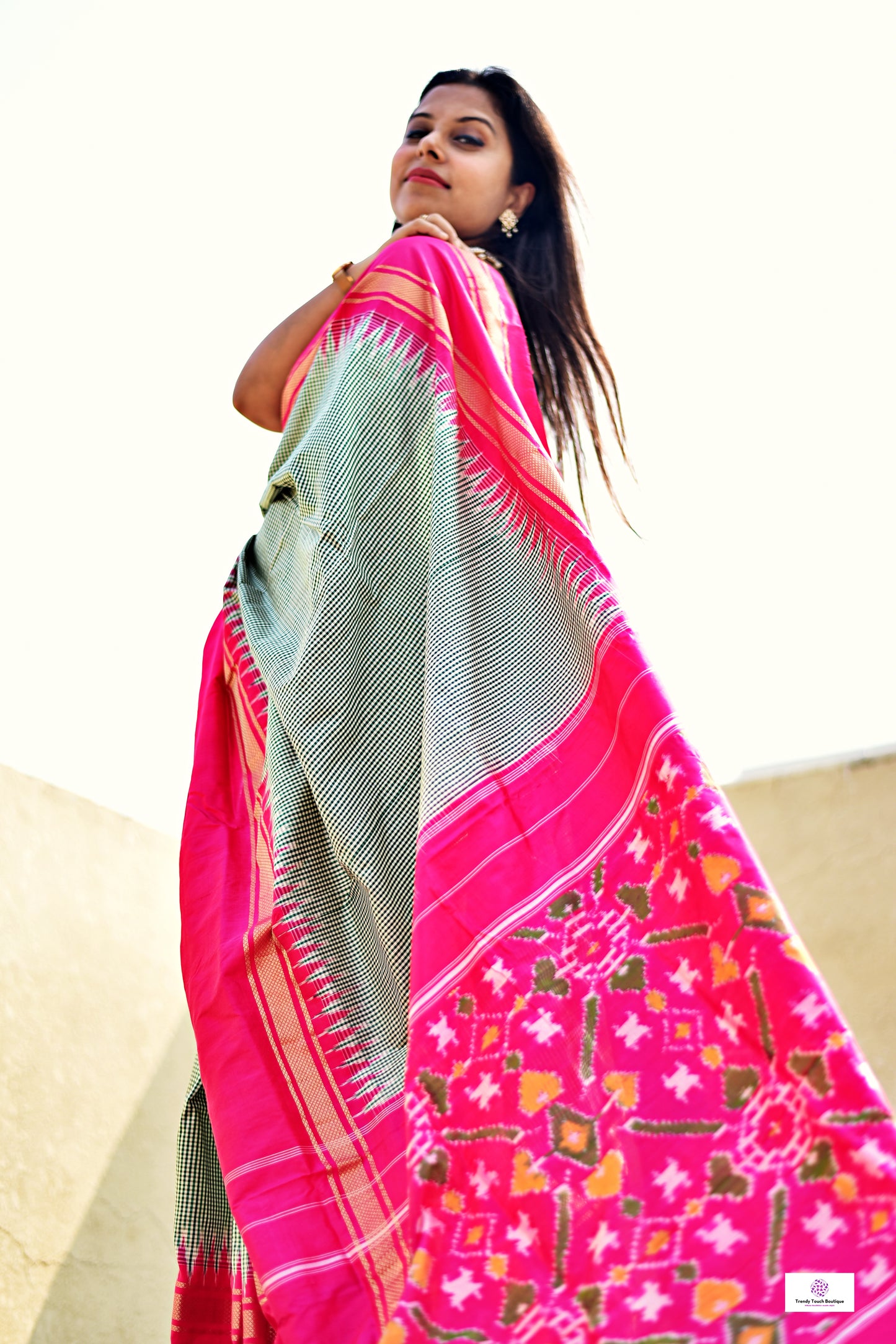 Ayesha – Pochampally Ikkat Handloom Pure Silk (with Silk Mark)