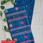 SARANG - BENGAL COTTON HANDLOOM SAREE (BLUE)