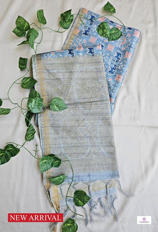 Ajanta - Semi Tussar Silk Saree