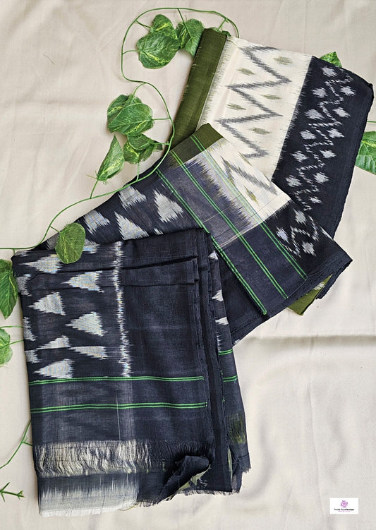 Jagriti - Handloom Pochampally Ikkat - Cotton Saree