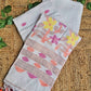 FLORALS - LINEN JAMDANI HANDLOOM SAREE (WHITE)