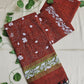 MITTI KA RANG - KANTHA STITCH - COTTON HANDLOOM SAREE