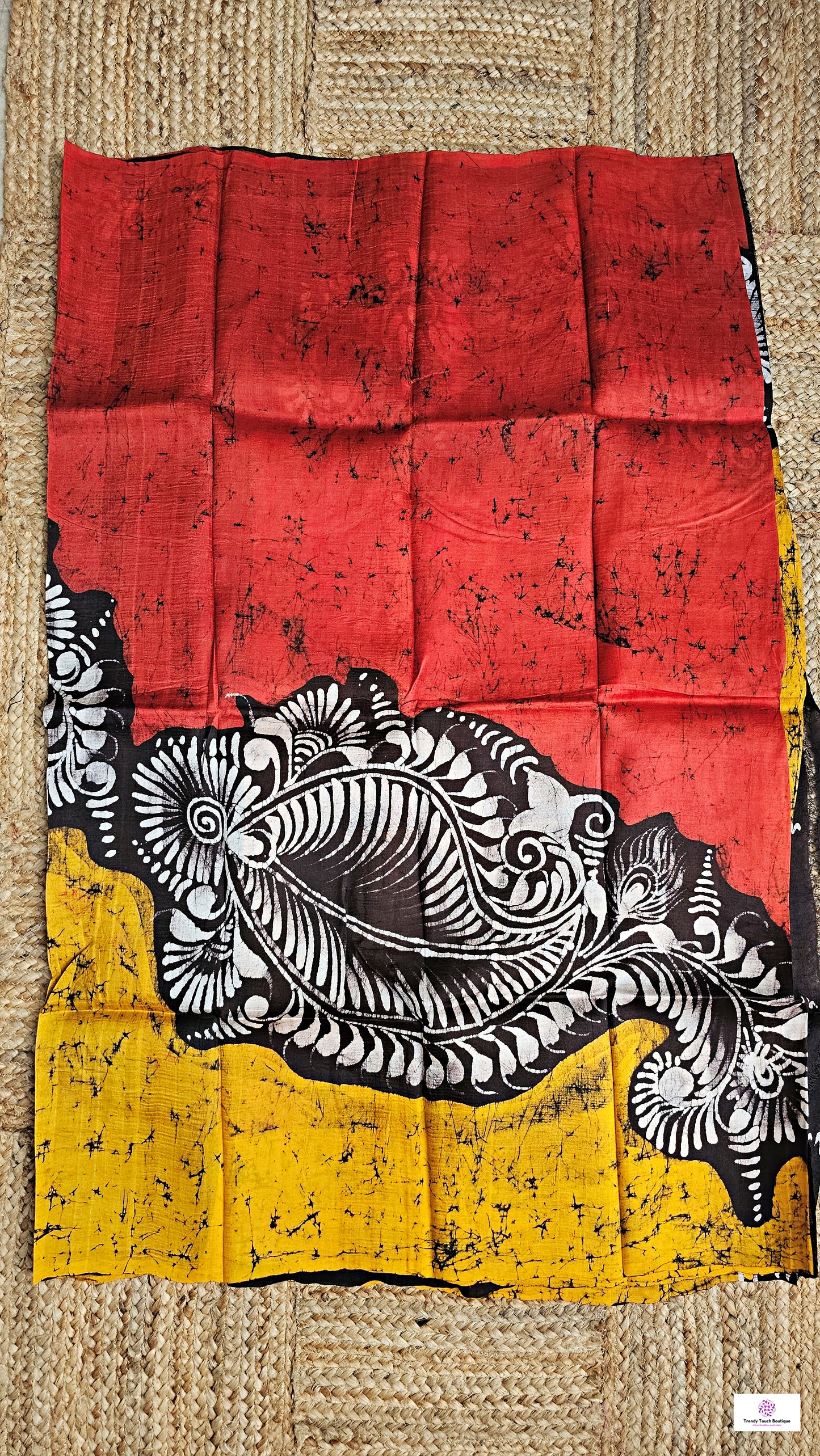 Tarangini – Handloom Wax Hand Batik Pure Mulberry Silk (Silk Mark Certified)