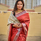 ABIR - KATAAN SILK (BRICK RED - SILVER)