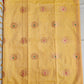 Muga cotton banarasi soft and lightweight puja, wedding and special ocassion casual wear saree yellow and pink with blouse piece best price