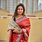 ABIR - KATAAN SILK (BRICK RED - SILVER)