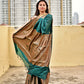 PAIGAM - KATAAN SILK (BOTTLE GREEN - COPPER ZARI)