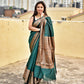 PAIGAM - KATAAN SILK (BOTTLE GREEN - COPPER ZARI)