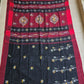 NIGHT QUEEN - KANTHA STITCH - COTTON HANDLOOM SAREE