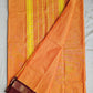 FIREFLY - CHETTINAD COTTON SAREE (ORANGE YELLOW & MAROON)