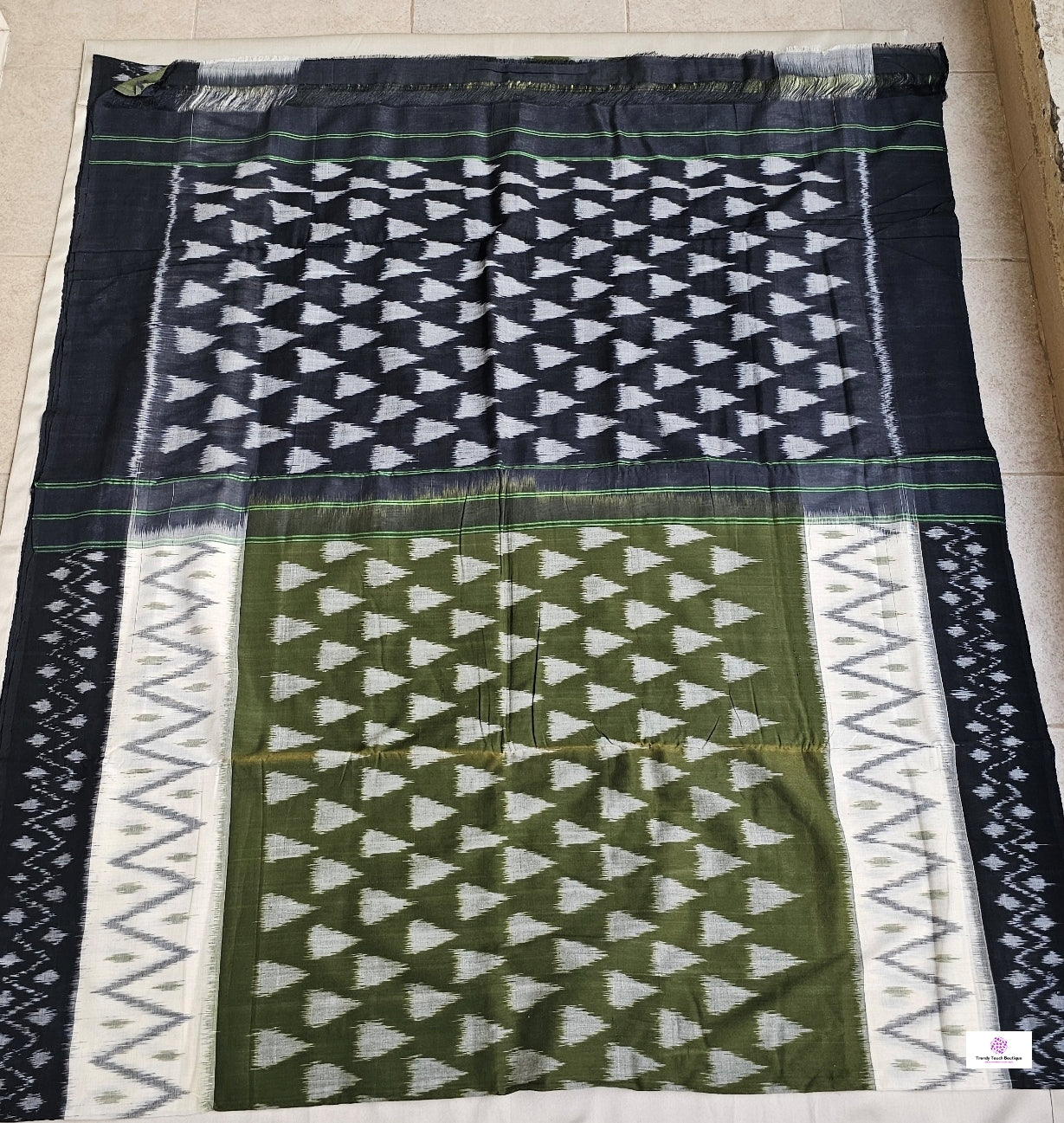 JAGRITI - POCHAMPALLY COTTON IKKAT - HANDLOOM SAREE