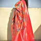 Wedding and bridal function wear saree pink banarasi silk affordable party wear saree zari work rangkat marriage function saree