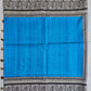 semi tussar silk madhubani and bisnupuri digital print blue and violet saree for regular wear and casual function office for women with blouse piece and best price