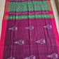 BEETROOT PUNCH - KANTHA STITCH - COTTON HANDLOOM SAREE