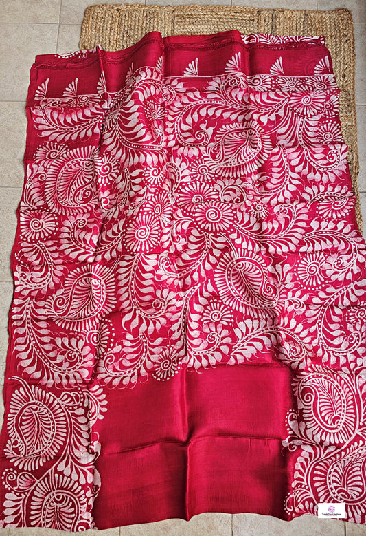 Pranaya – Handloom Wax Hand Batik Pure Mulberry Silk (Silk Mark Certified)