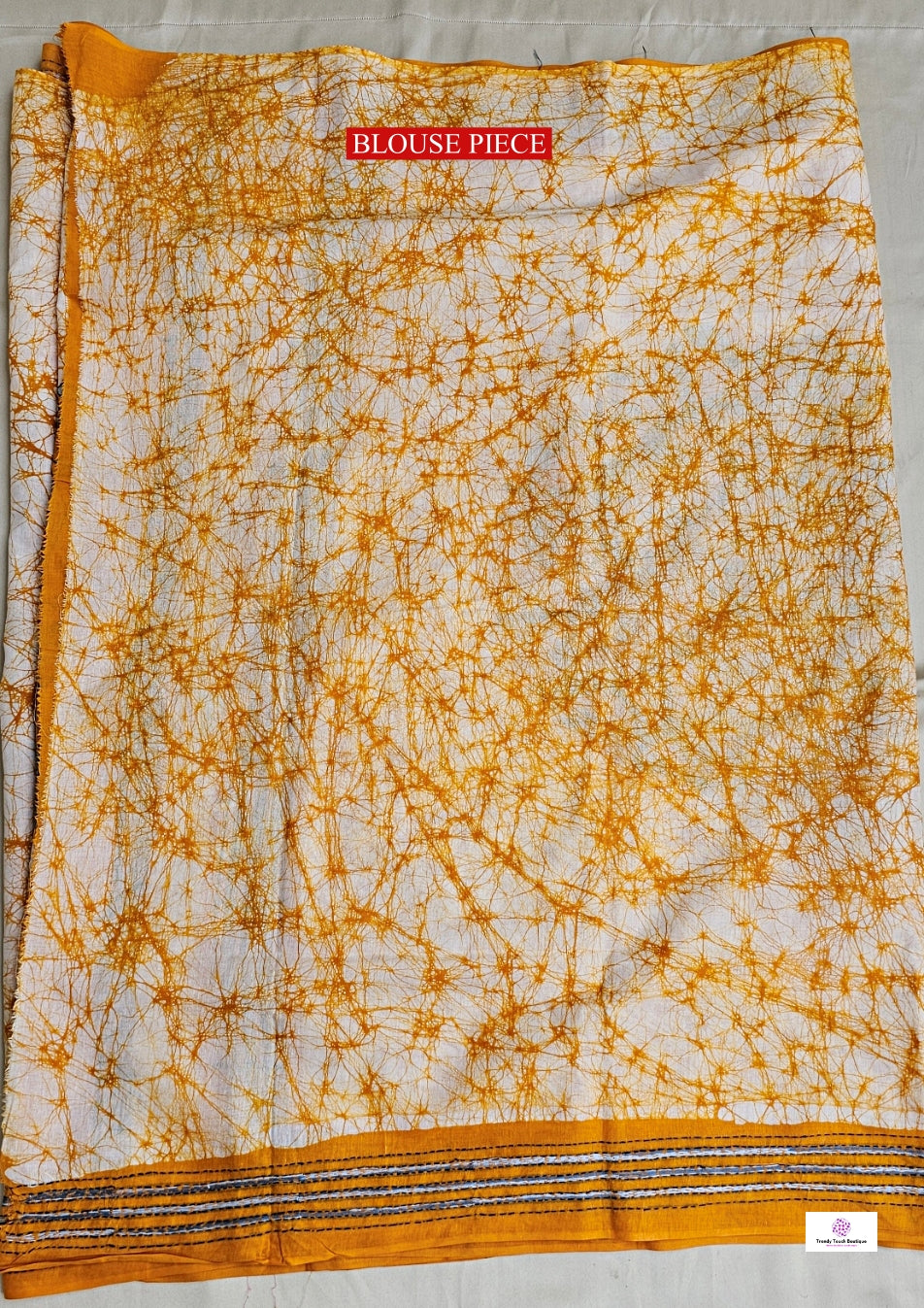 SHIKHA - KANTHA STITCH BATIK COTTON SAREE