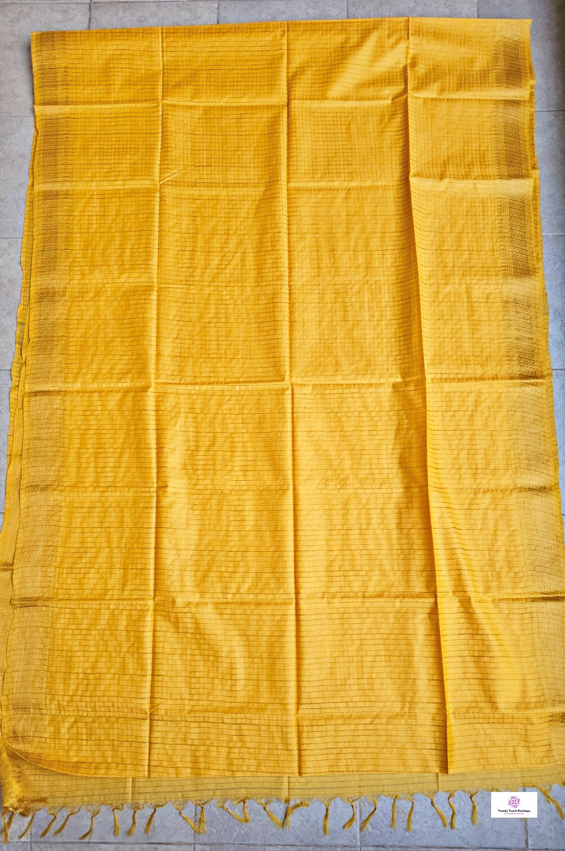 SUNSHINE - MANGALAGIRI SEMI PATTU SAREE - YELLOW